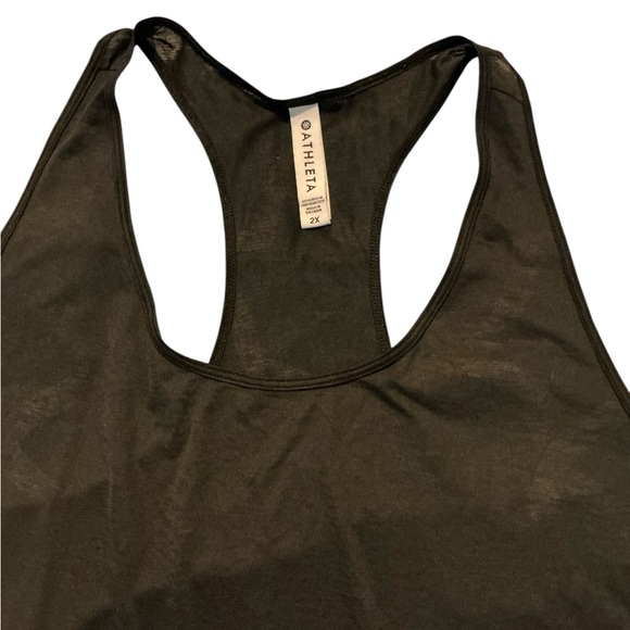 Women's Black Tank Top 2X - Picture 2 of 3